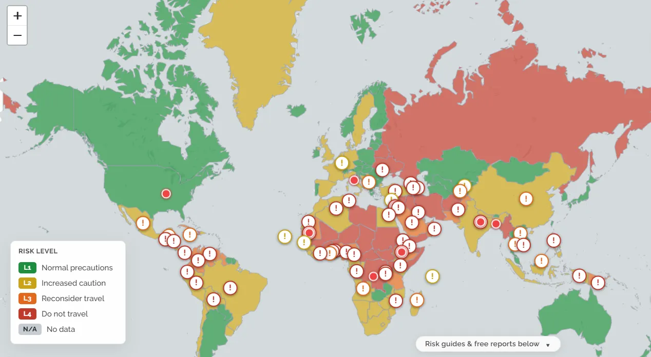 REAL-TIME TRAVEL RISK INTELLIGENCE